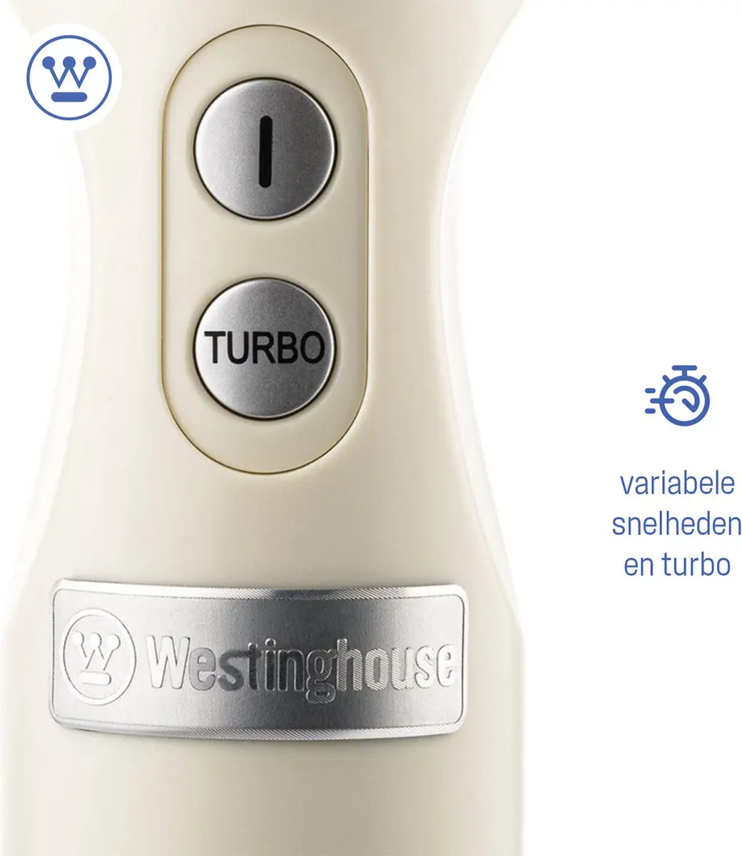 Westinghouse Retro Staafmixer 600W - Beige