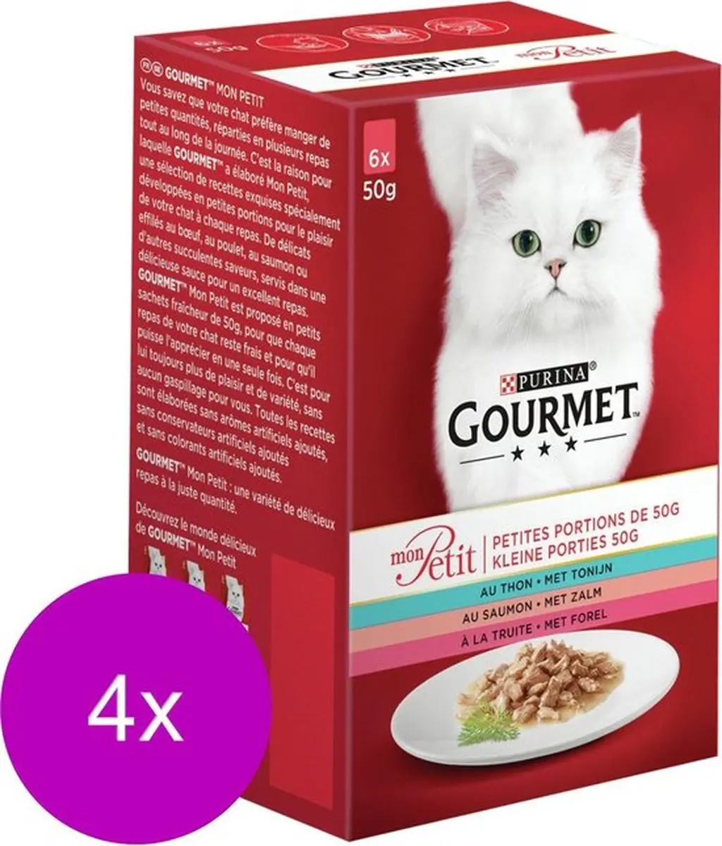 Gourmet Mon Petit Vis Kattenvoer