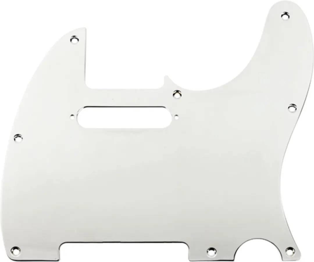 Fender Modern Style Tele Pickguard - Chrome