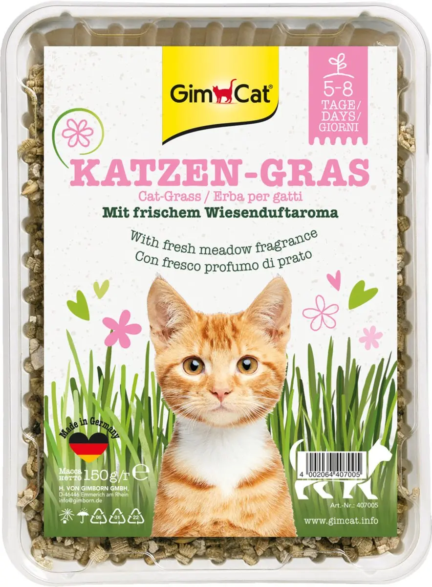 GimCat Kattengras Kattenkruid 150g