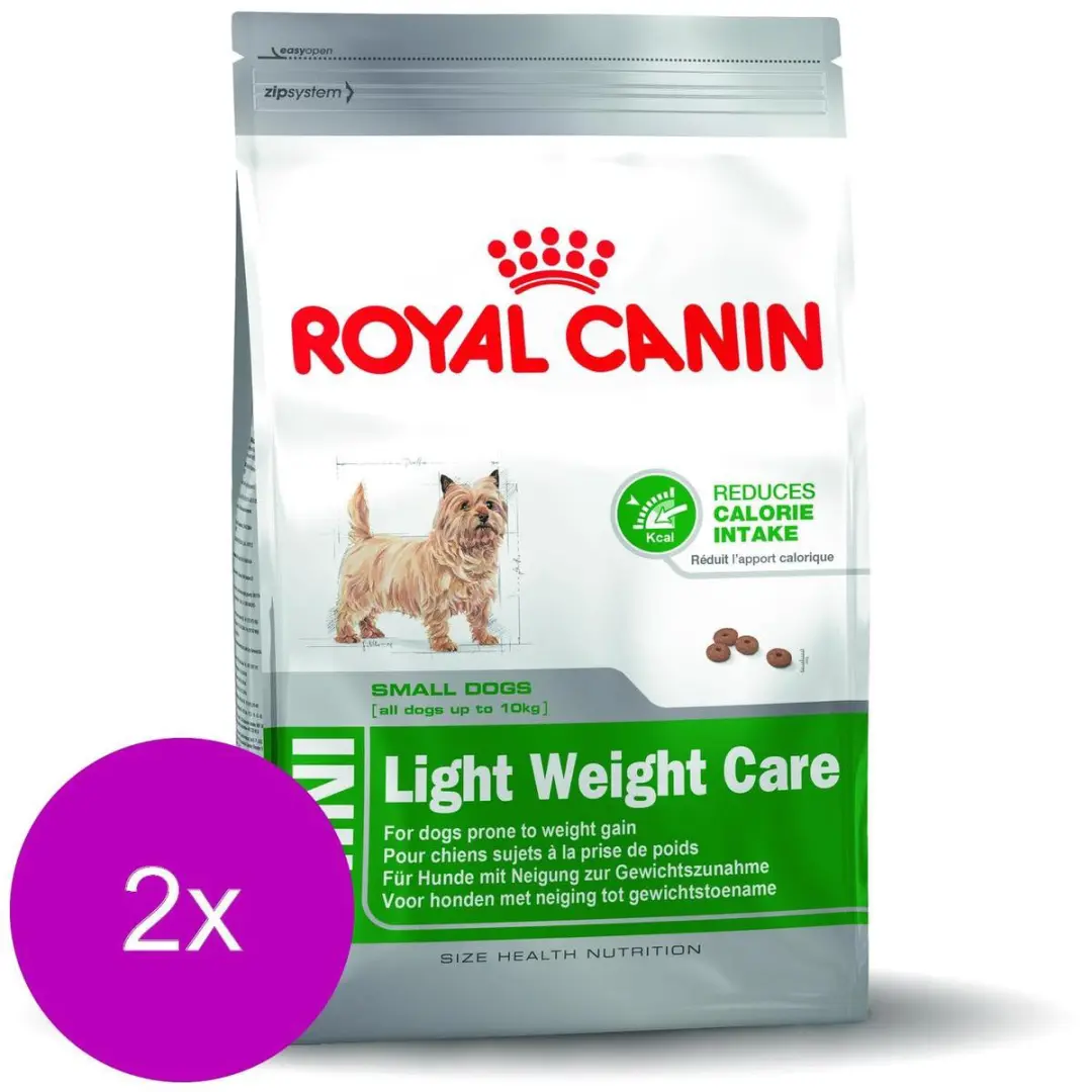 Royal Canin Light Weight Care Mini Hondenvoer - 2x8kg