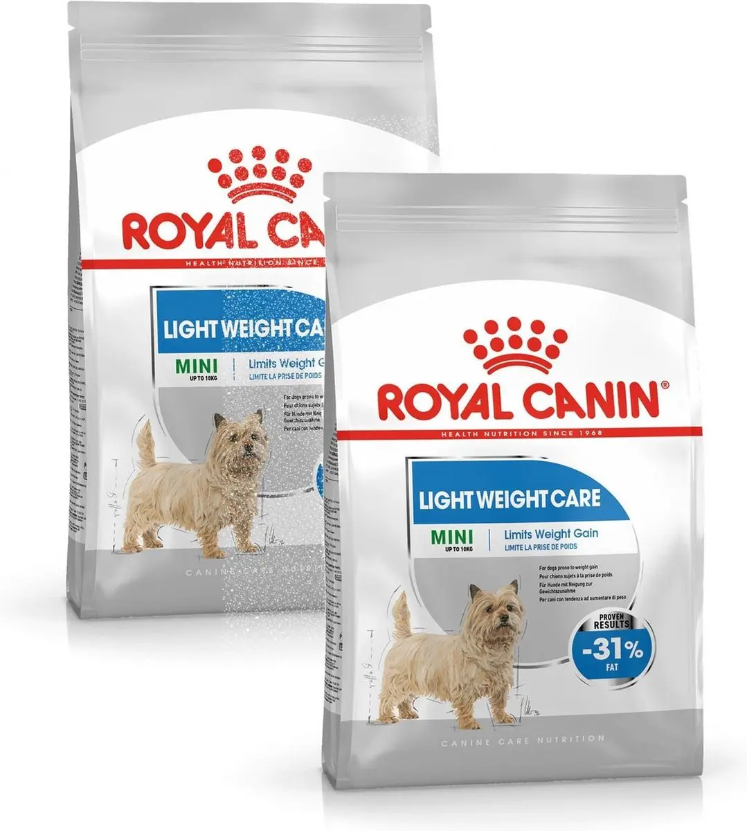 Royal Canin Light Weight Care Mini Hondenvoer - 2x8kg