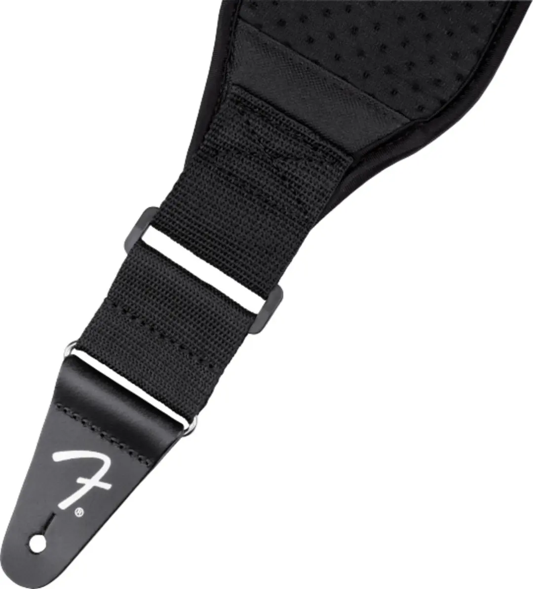 Fender Swell Neoprene Strap 3" Gitaarband - Zwart