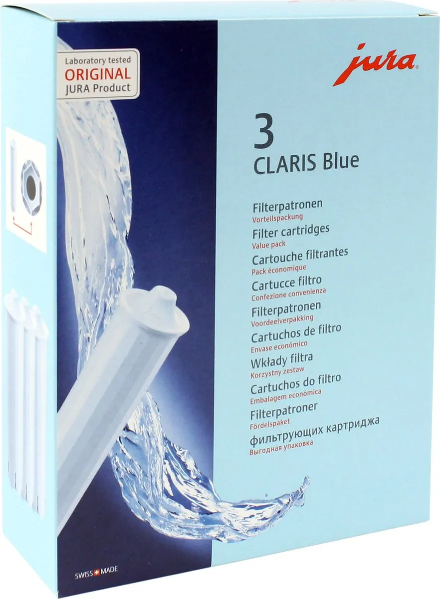 Jura Claris Blue Waterfilter 24231 - 3 Stuks