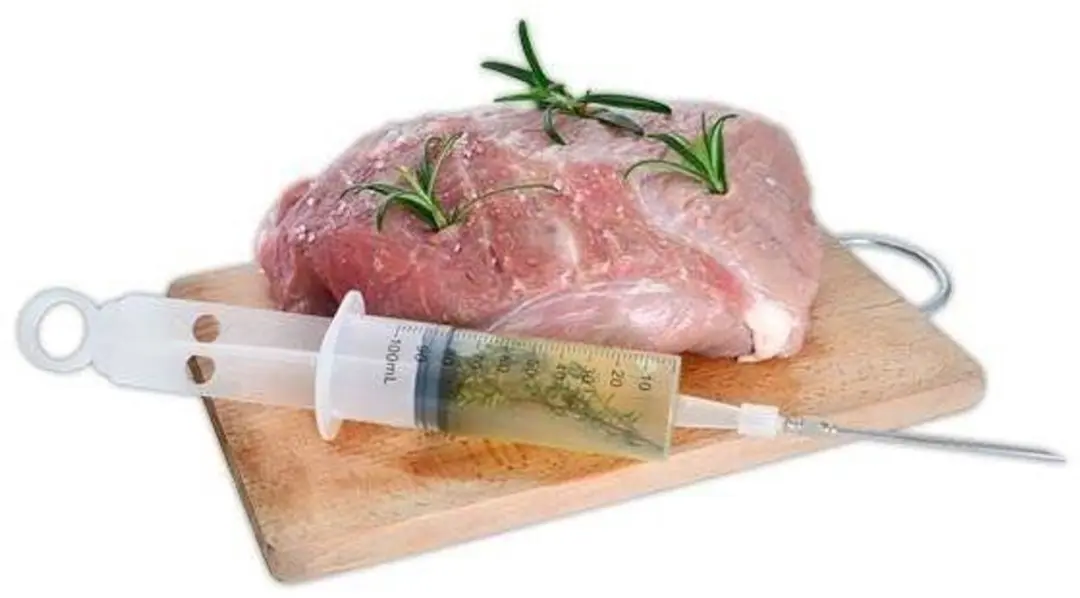 Orion Injektiespuit voor Marinade 100ml - Roestvrijstaal