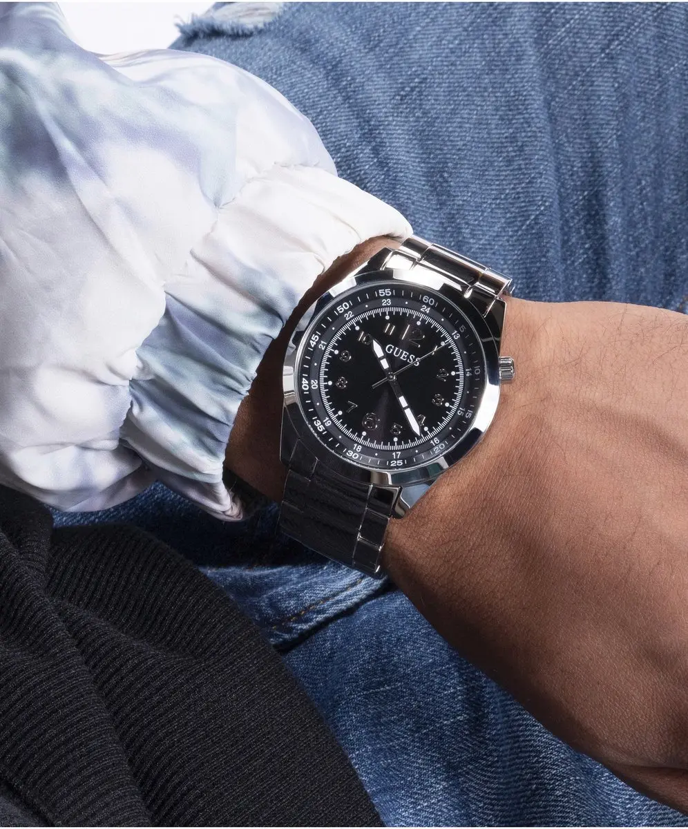 Guess Max Horloge GW0493G1 - Zilver - Roestvrij staal - afbeelding 6 van 6