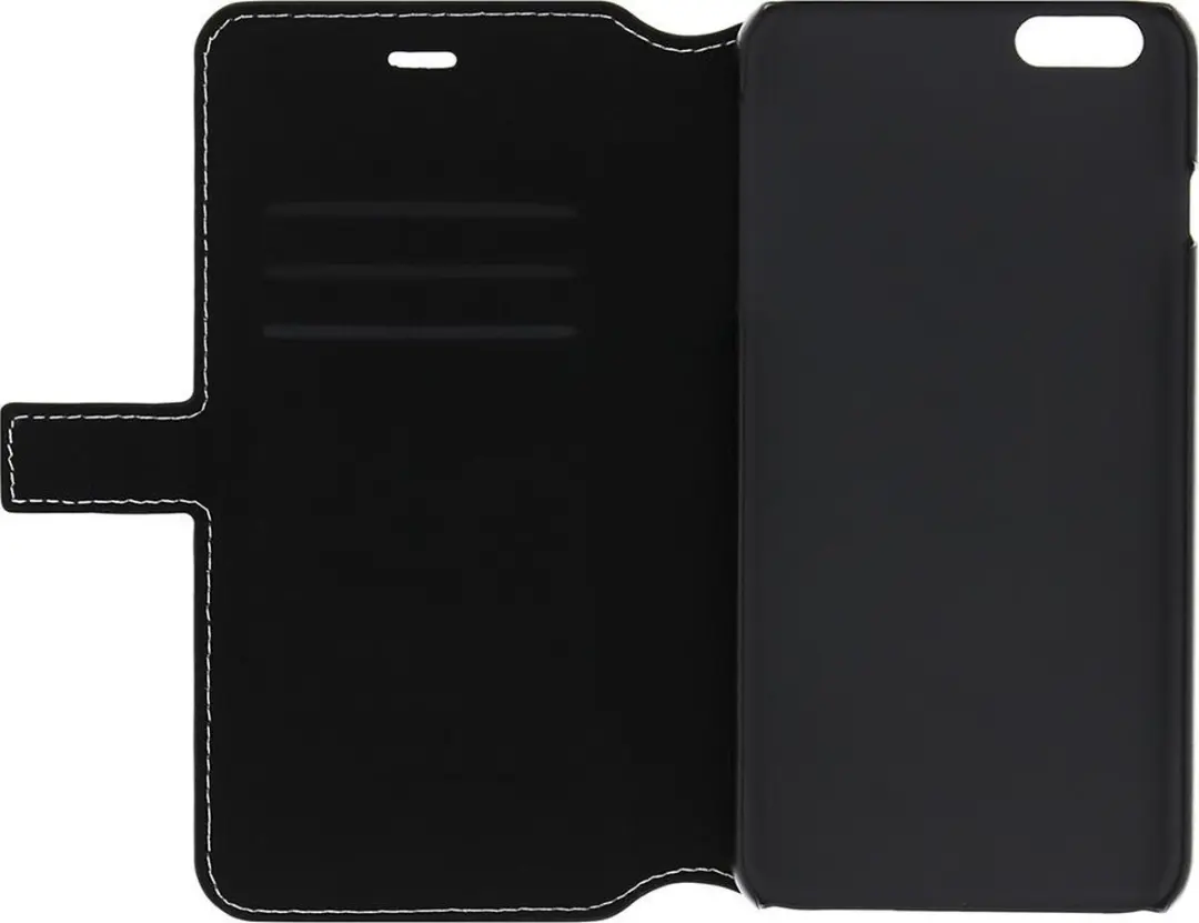 GUESS Denim Folio Hoes - iPhone 6/6s Plus - 3 Pasjes - Bruin