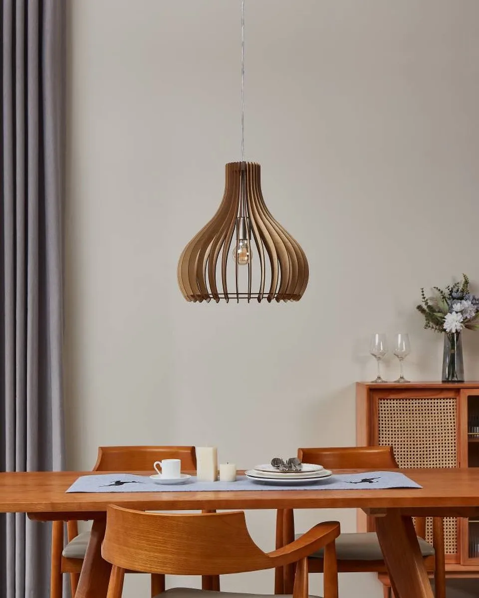 Eglo Tindori Hanglamp Ø380mm - Nikkel-Mat - afbeelding 6 van 6