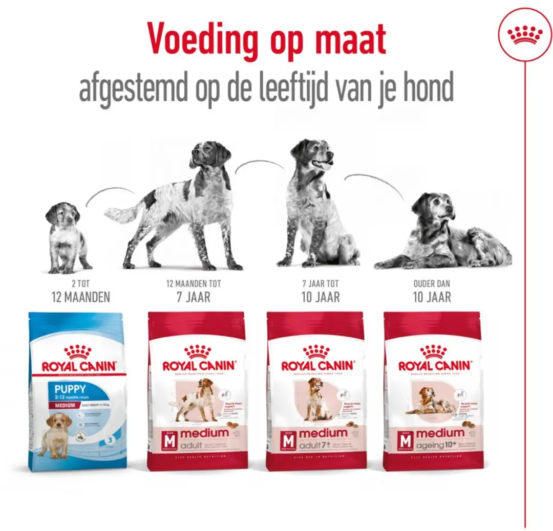 Royal Canin Medium Adult 7+ Hondenvoer - 4x4kg