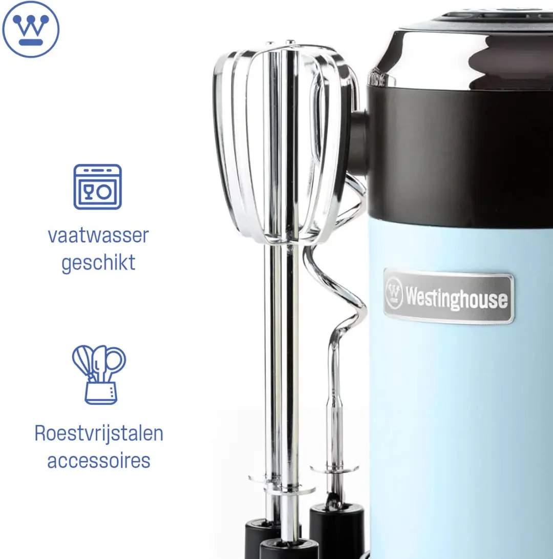 Westinghouse WKHM250BU Handmixer - 350W - Blauw