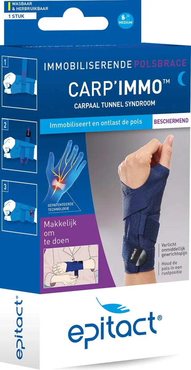 Epitact Carp Immo Polsbrace Links M