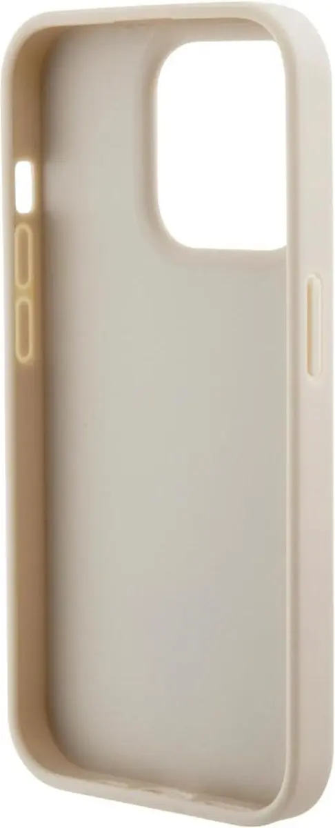 GUESS Crocodile Triangle Back Case - iPhone 15 Pro Max - Goud
