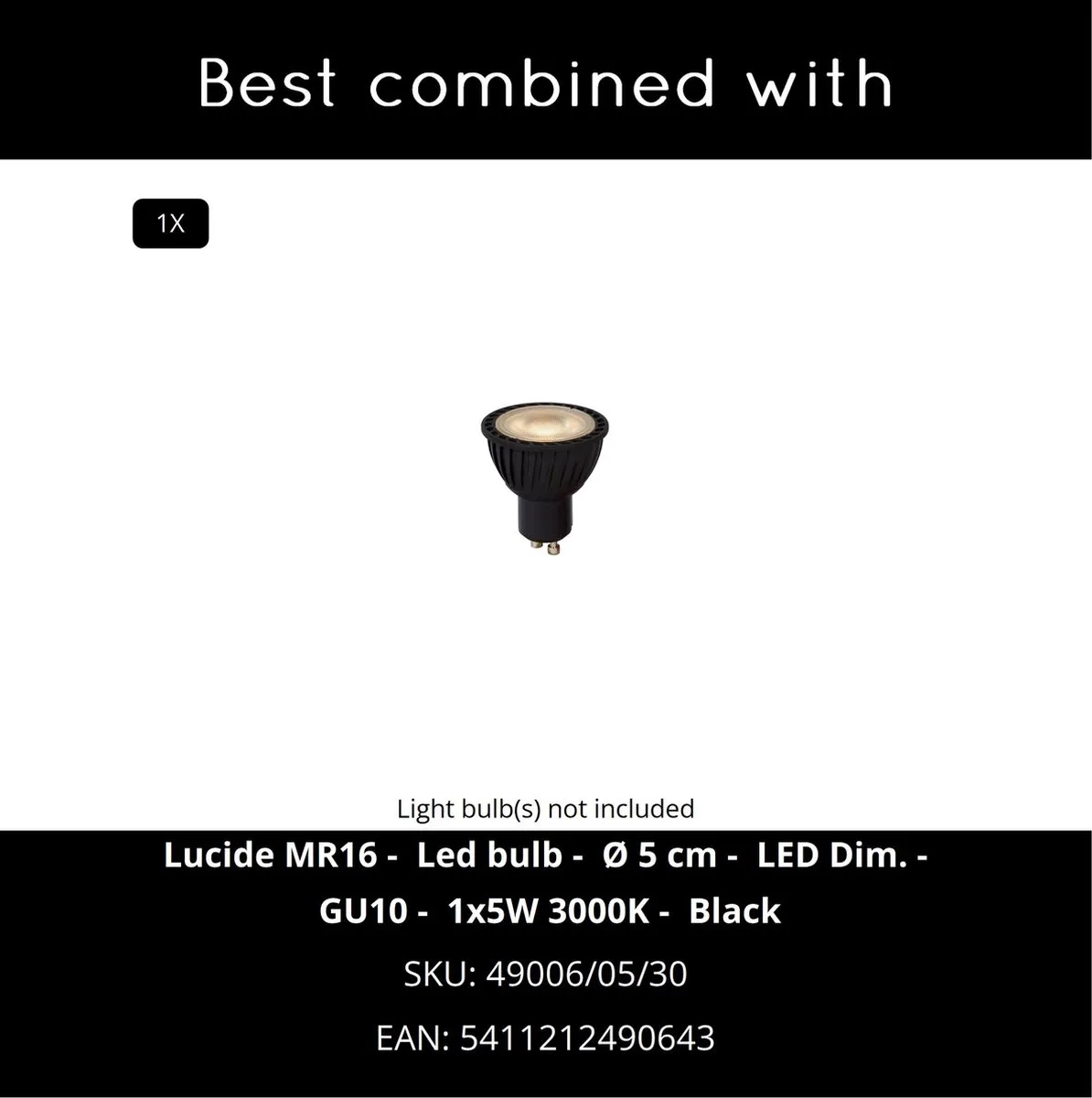 Lucide Preston Plafondspot GU10 IP44 - Wit