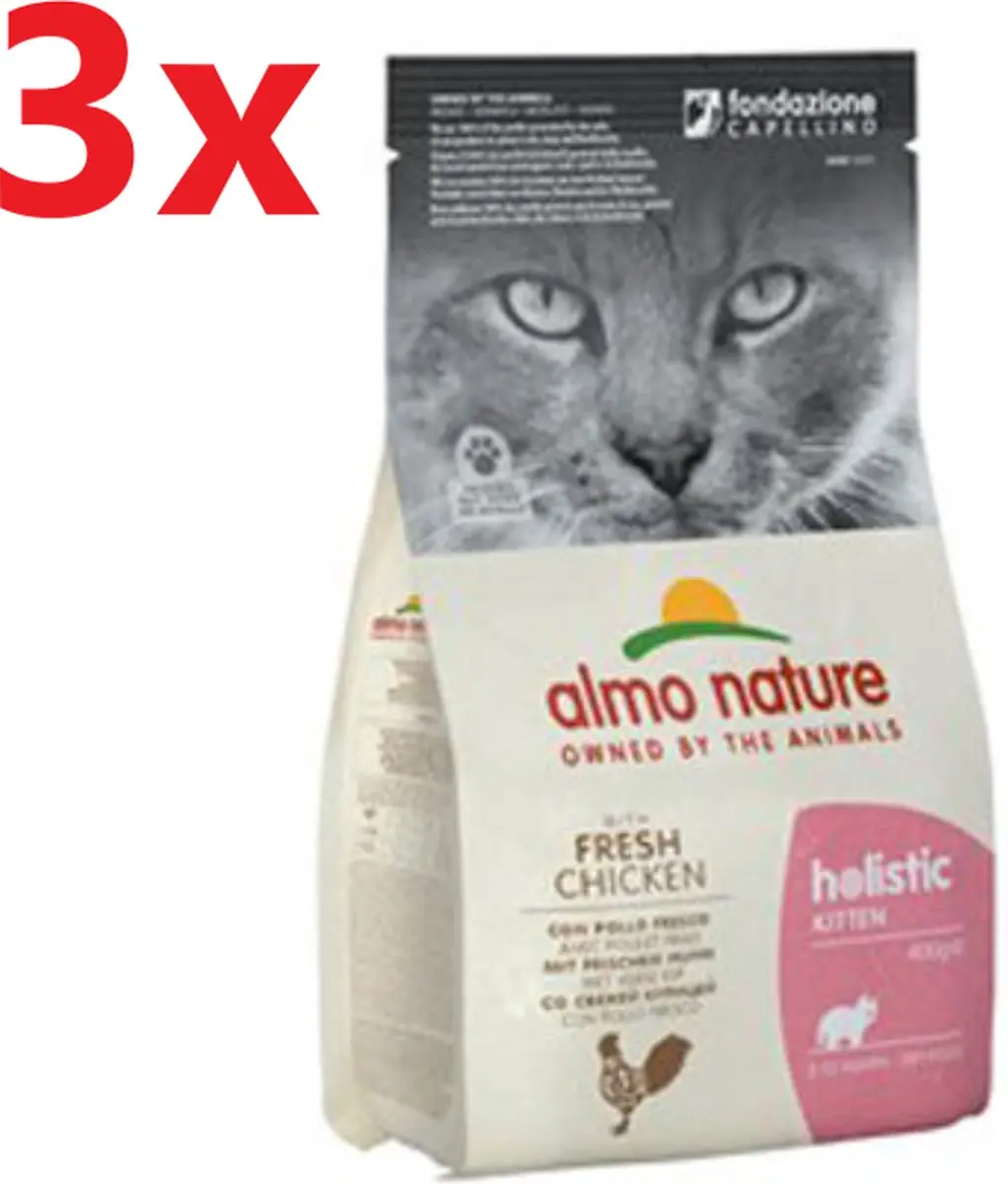 Almo Nature Holistic Kitten Kip & Rijst Droogvoer