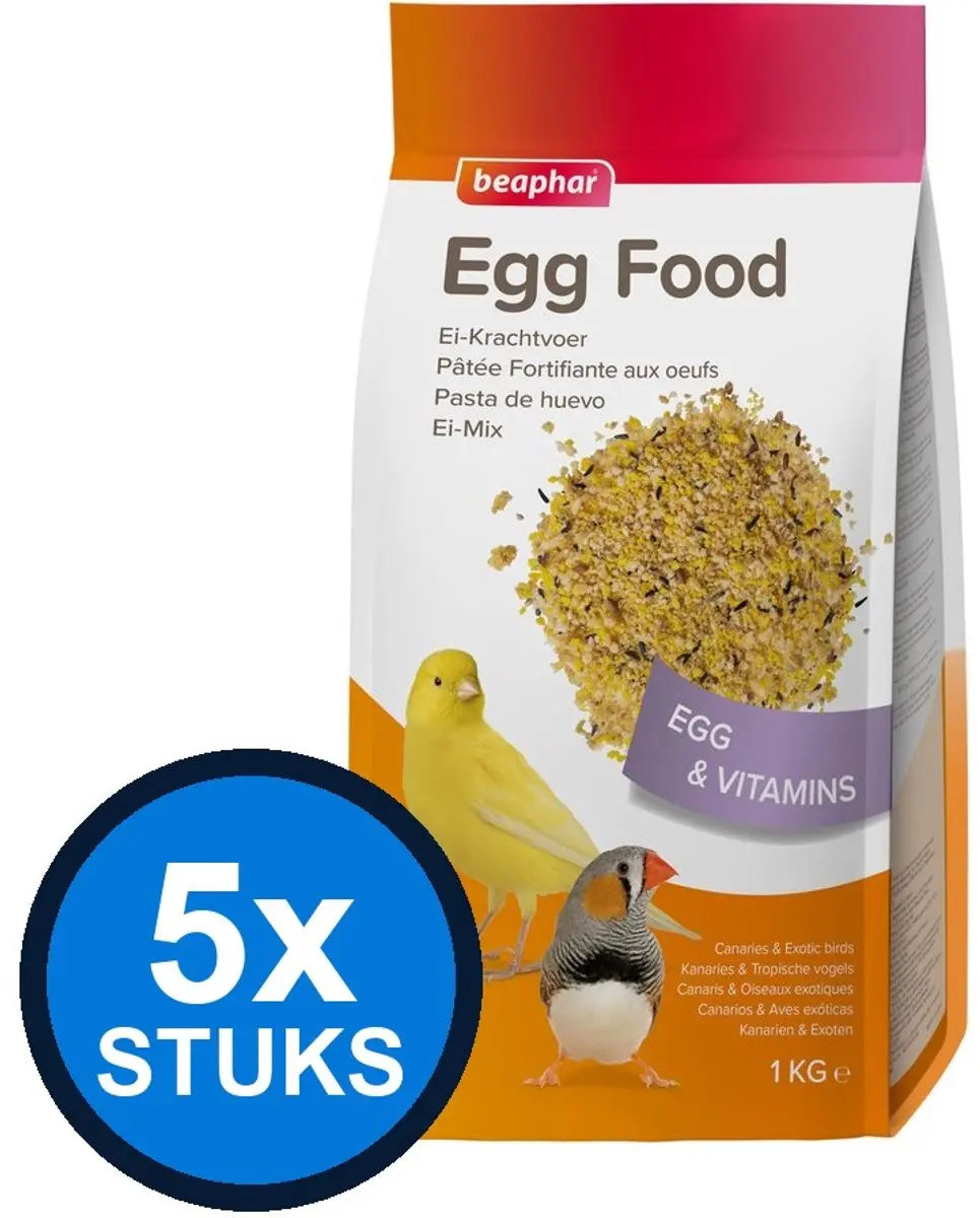 Beaphar Ei-Krachtvoer Kanaries & Tropische Vogels 1kg