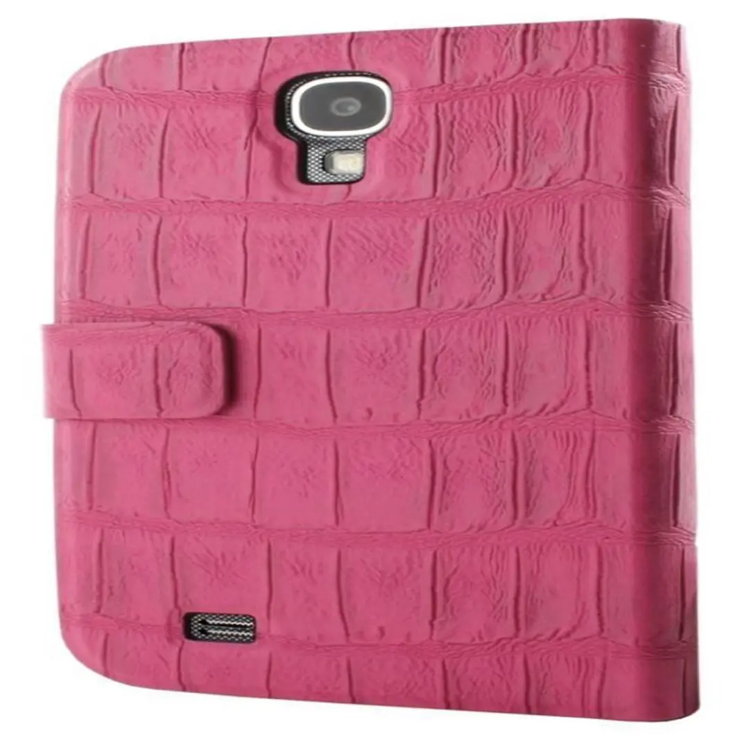 GUESS Crocodile Samsung Galaxy S4 VE Folio Hoesje - Roze