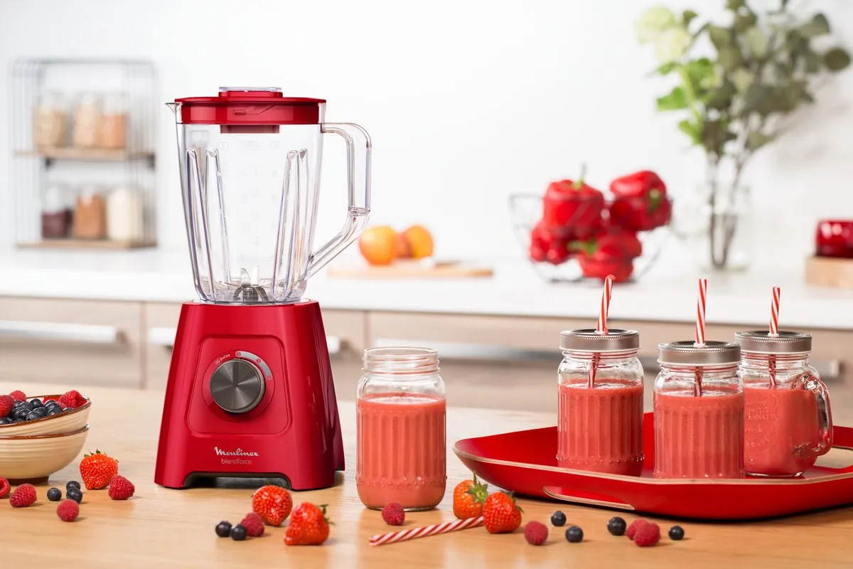 Moulinex Blendforce LM420510 Blender - 600W - Rood