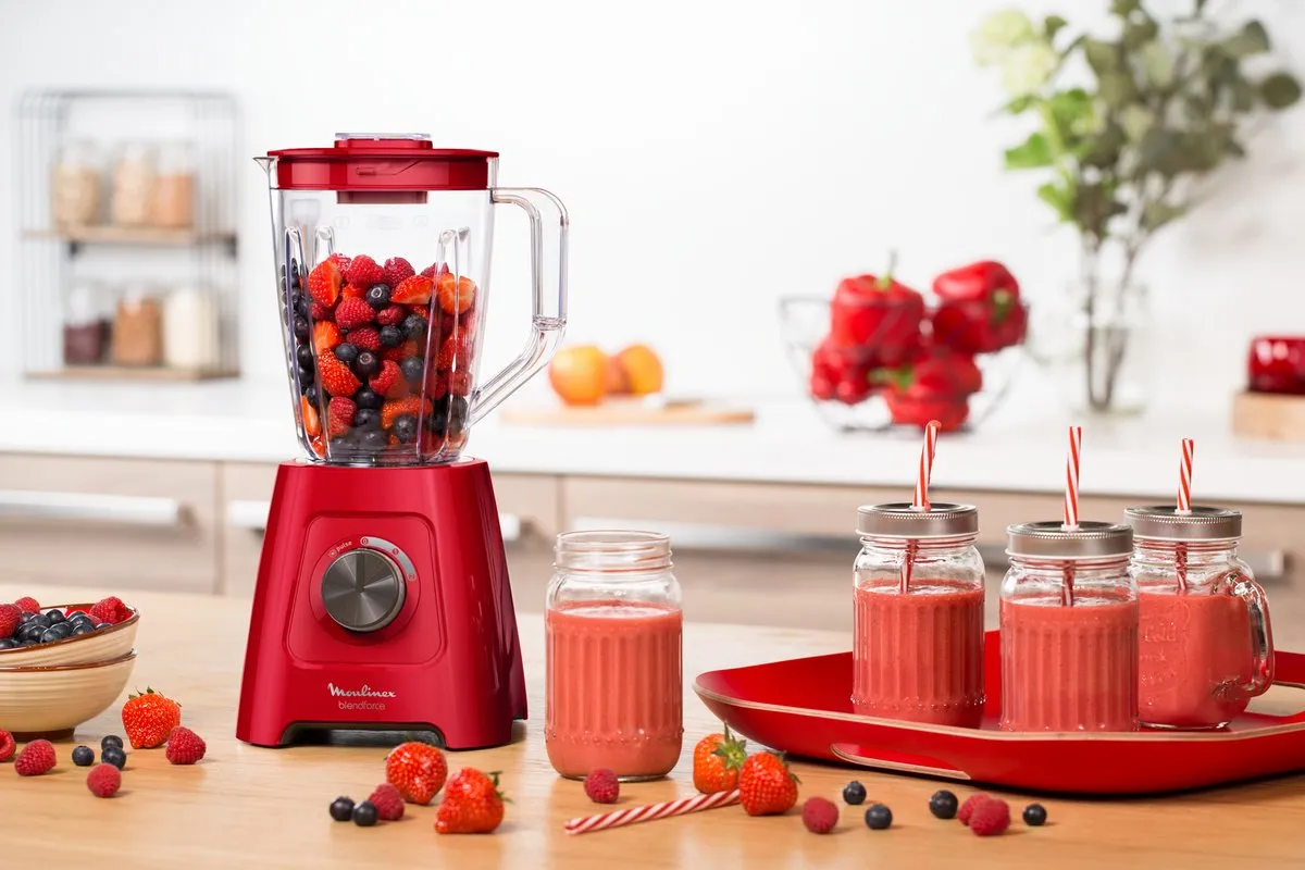 Moulinex Blendforce LM420510 Blender - 600W - Rood