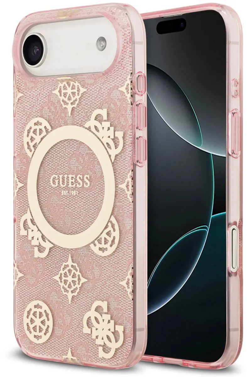 GUESS Telefoonhoesje iPhone 17 Air MagSafe Roze