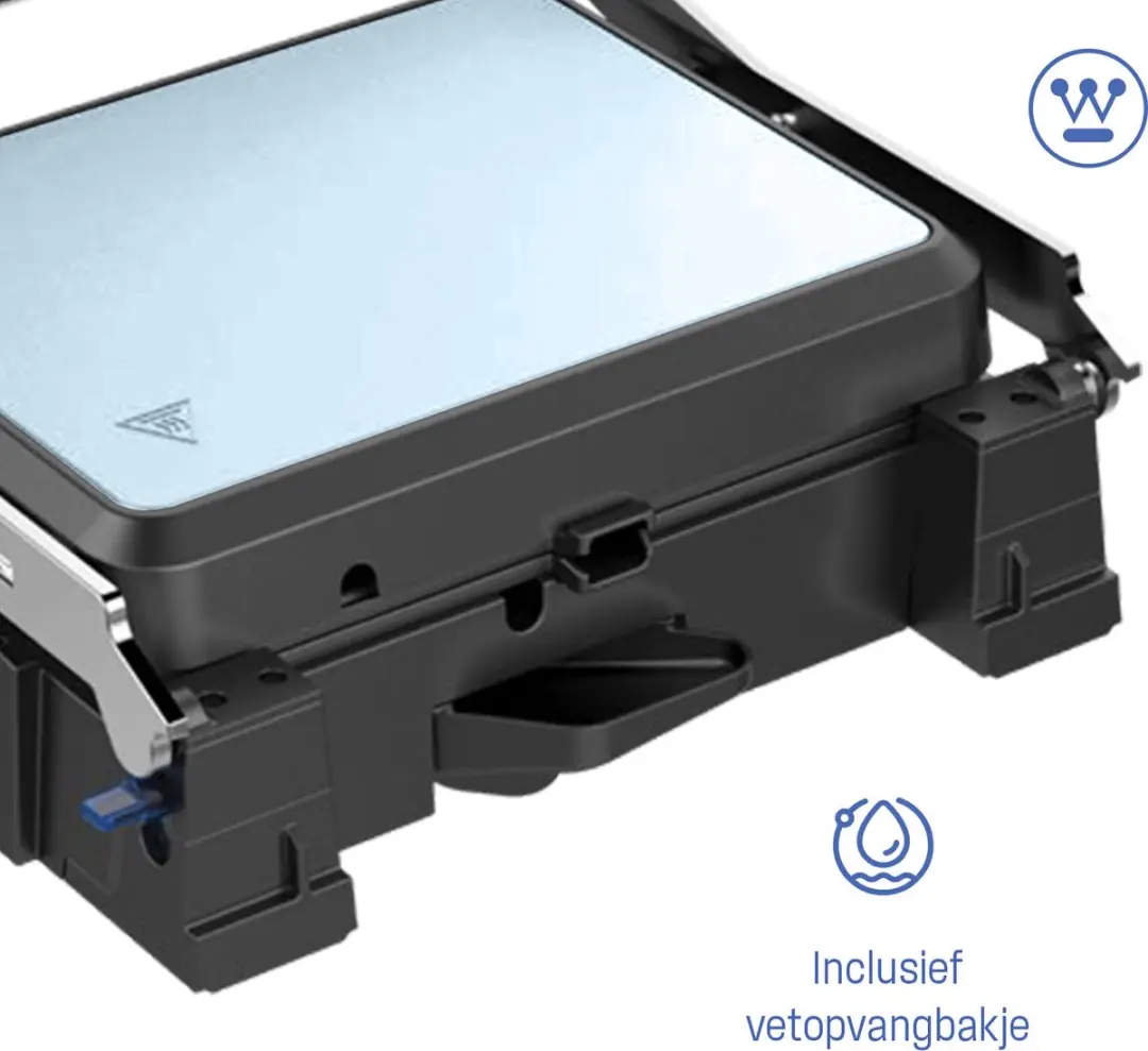 Westinghouse Retro Contactgrill WKCG907BU - 2200W - Blauw