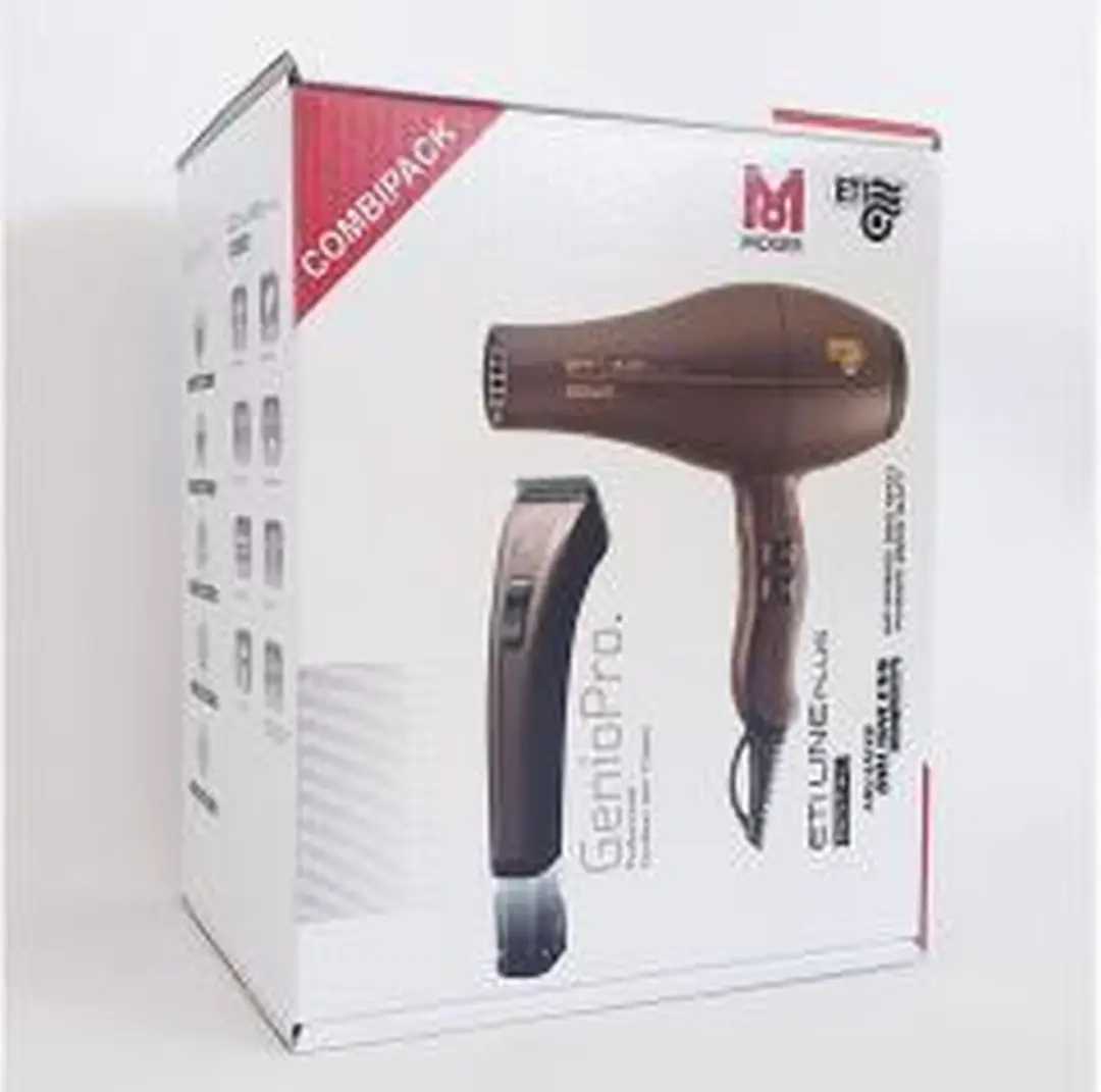 Moser Combi Genio Pro Tondeuse & ETI Line Plus Fohn - Zwart