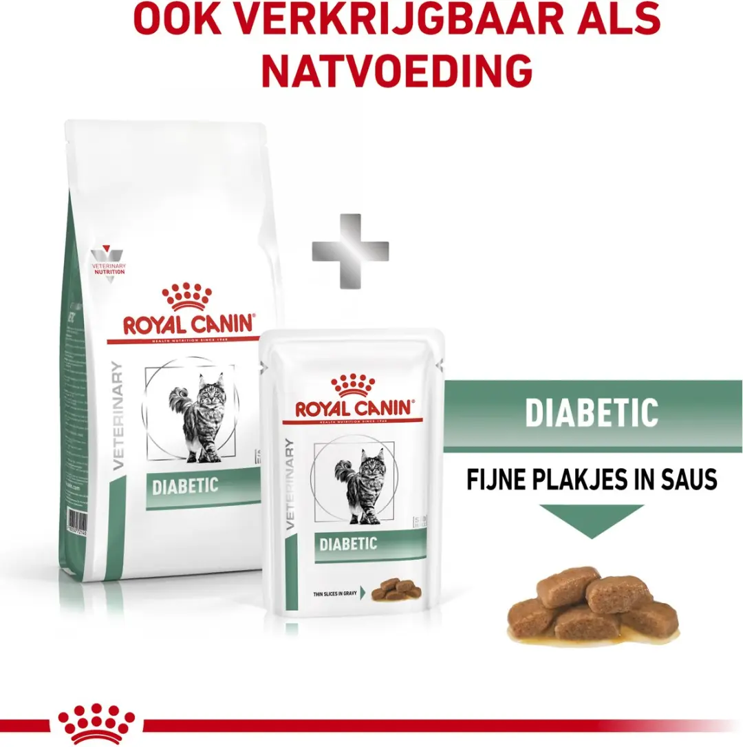 Royal Canin Diabetic Kat Combi Bundel - 3,5kg + 12x85g