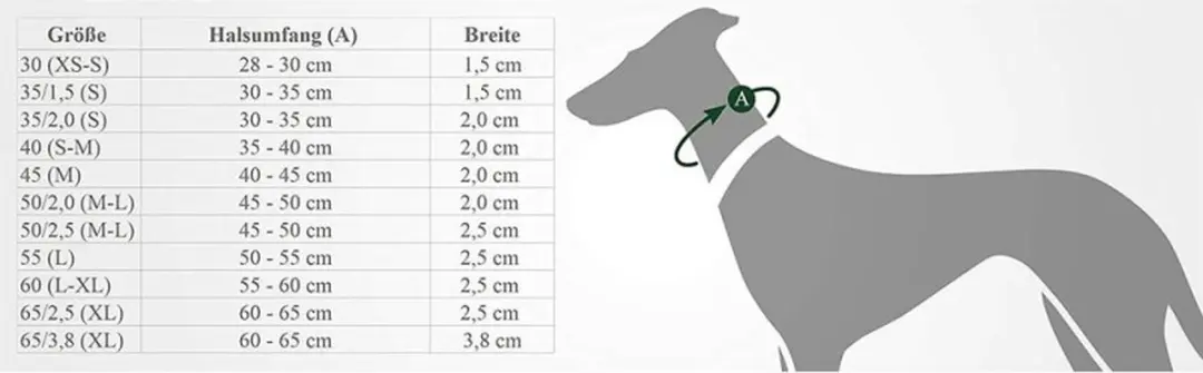Hunter Vario Plus Hondenhalsband 45-50cm - Zwart/Grijs