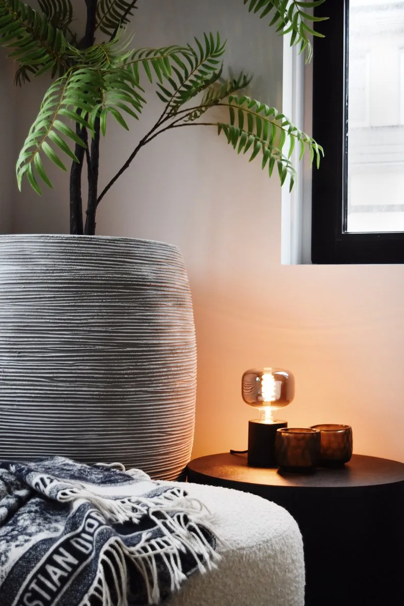 Calex Tafellamp Rond E27 Zwart - 2100K