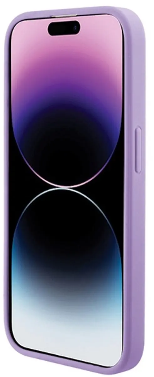 GUESS Saffiano Hoesje - iPhone 15 Pro Max - Paars