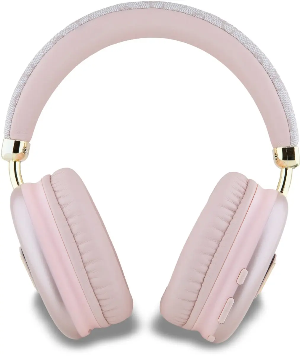 GUESS BHK1P 4G Triangle Bluetooth Koptelefoon - Roze