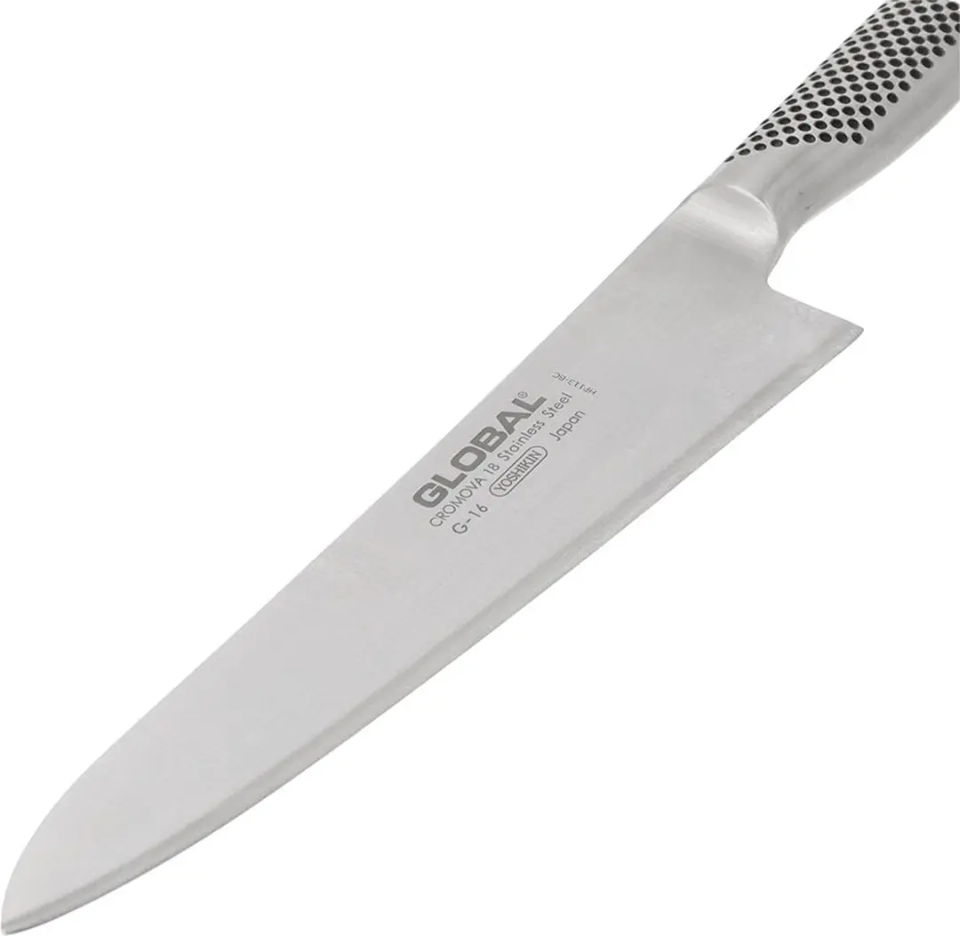 Global G16 Koksmes 24cm - Zilver