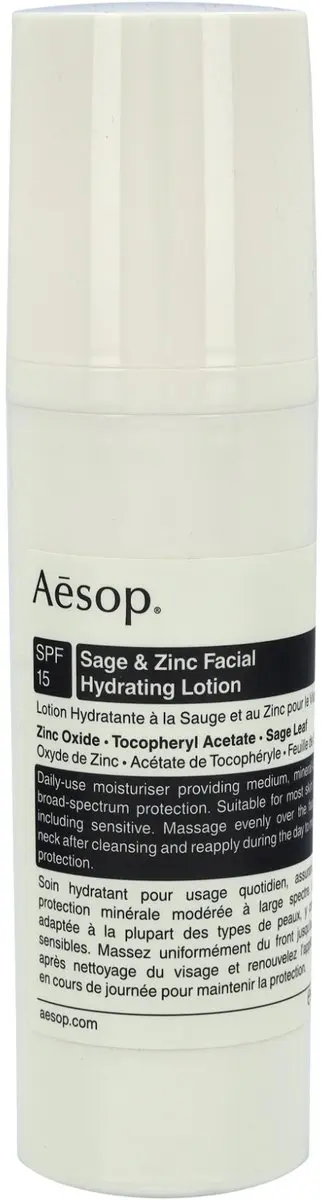 Aesop Sage & Zinc Hydraterende Lotion SPF15 50ml