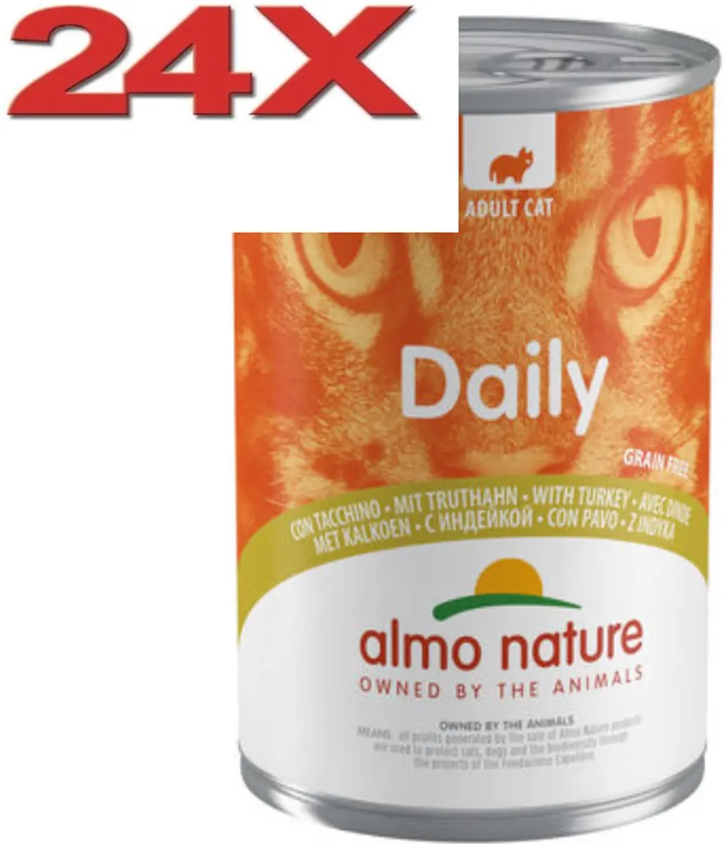 Almo Nature Dailymenu Kattenvoer Blik Kalkoen