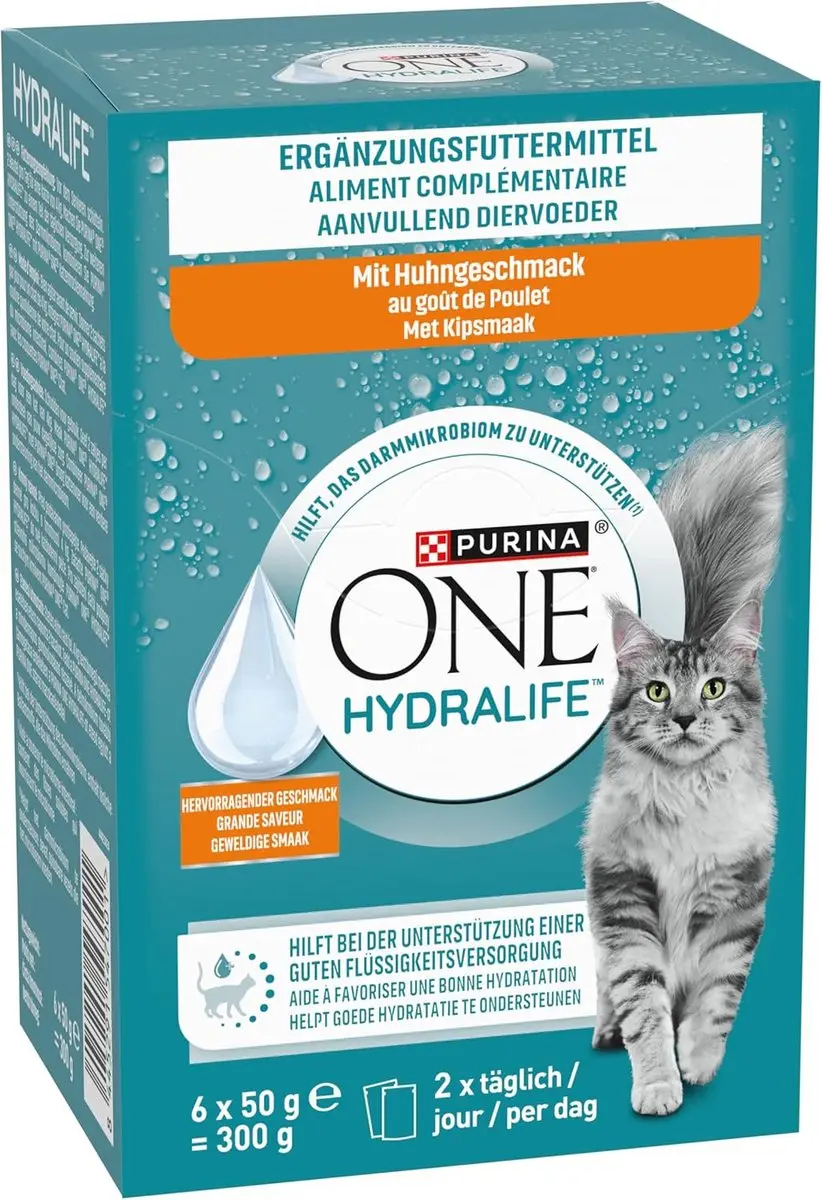 Purina ONE Hydralife Nat Kattenvoer Adult Kip