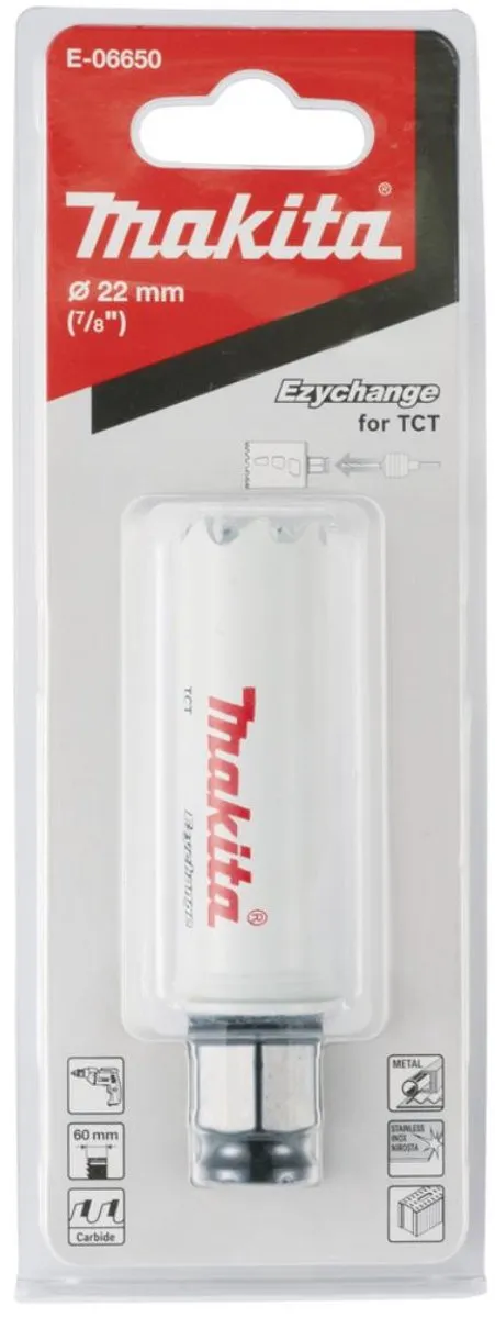 Makita EZYCHANGE TCT Gatenzaag 22mm E-06650 - afbeelding 3 van 3