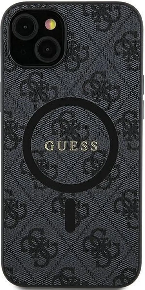 GUESS 4G Back Case MagSafe S24 Ultra - Zwart - afbeelding 6 van 6