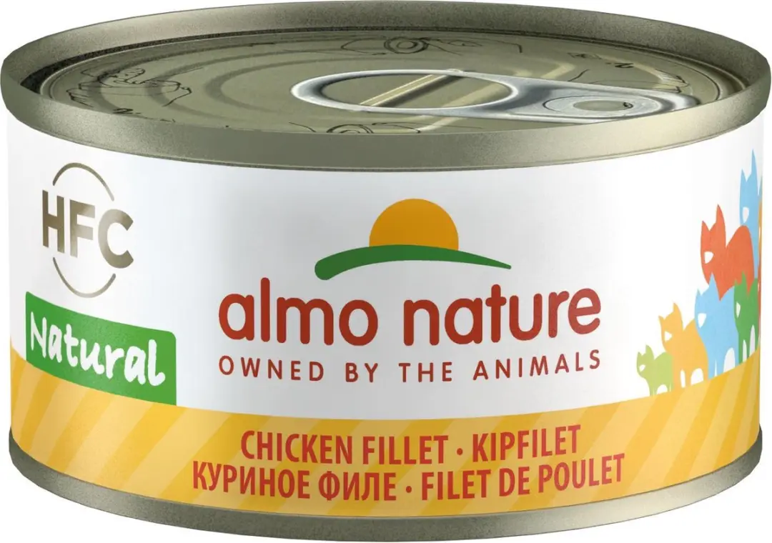 Almo Nature Cat Orange Label Bio - Kalf/Groente 24 Stuks
