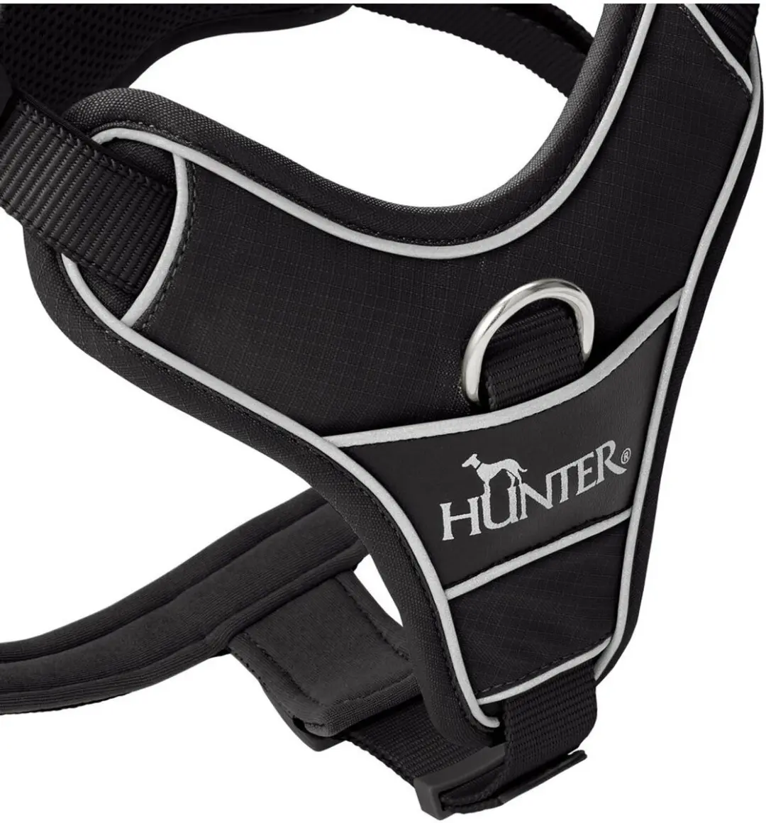 Hunter DIVO UP Hondentuigje M - Zwart