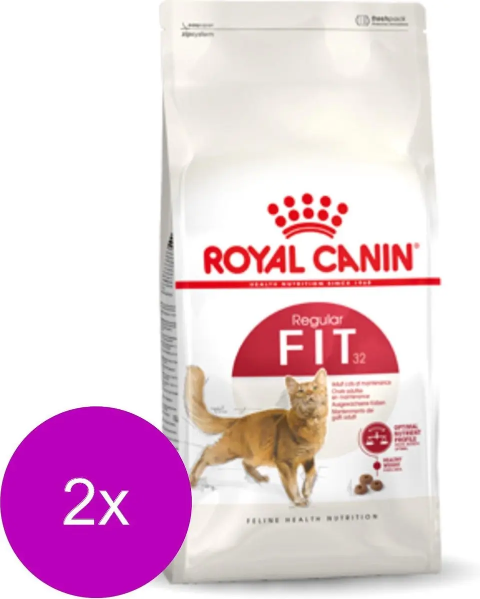 Royal Canin Fit 32 Kattenvoer - 2x4kg