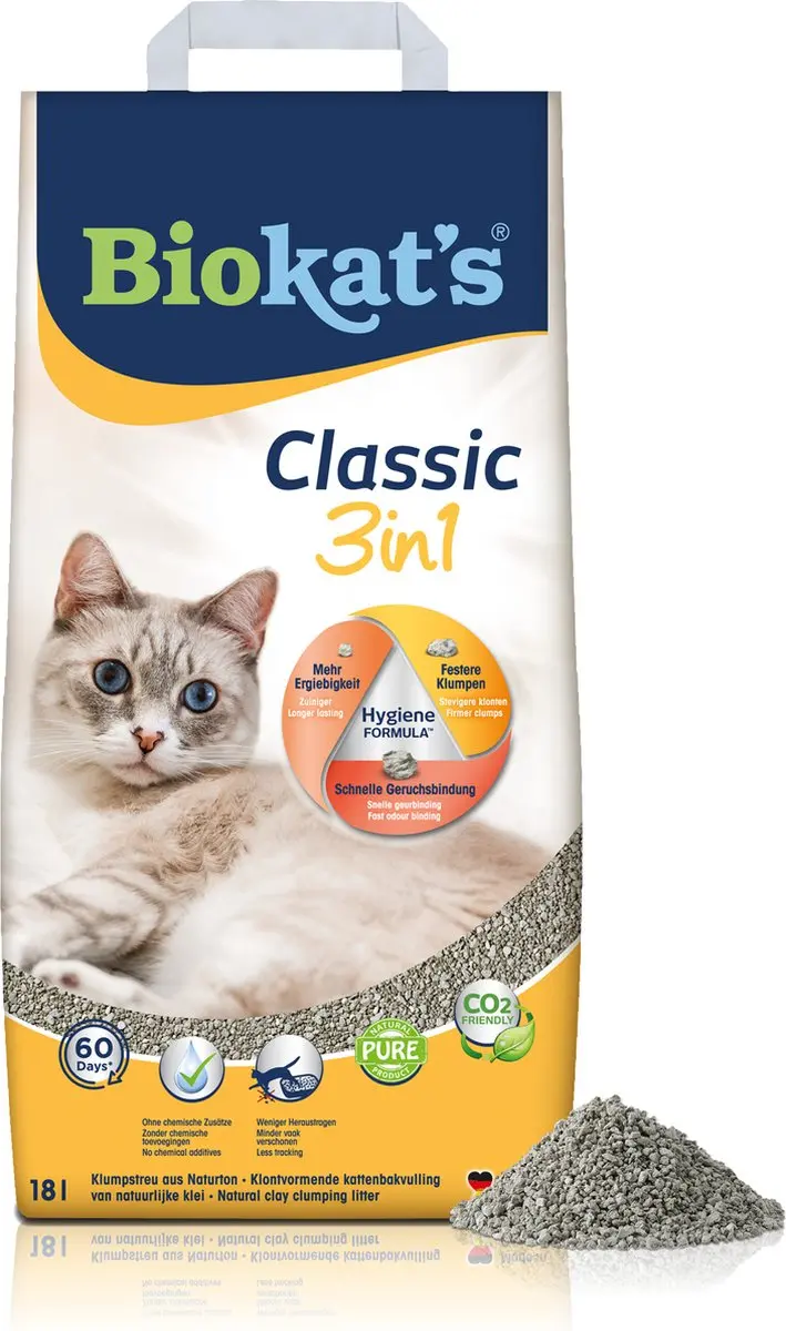 Biokat's Classic 3in1 Kattenbakvulling 18L