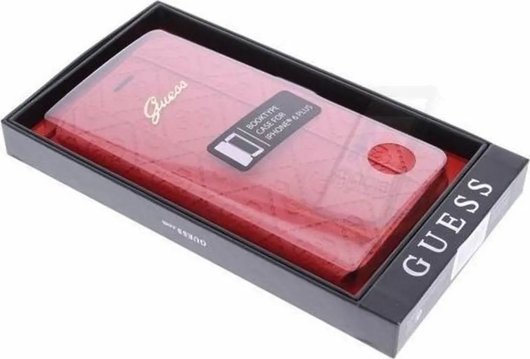 GUESS Scarlett Folio Hoesje iPhone 6/6s Plus - Roze