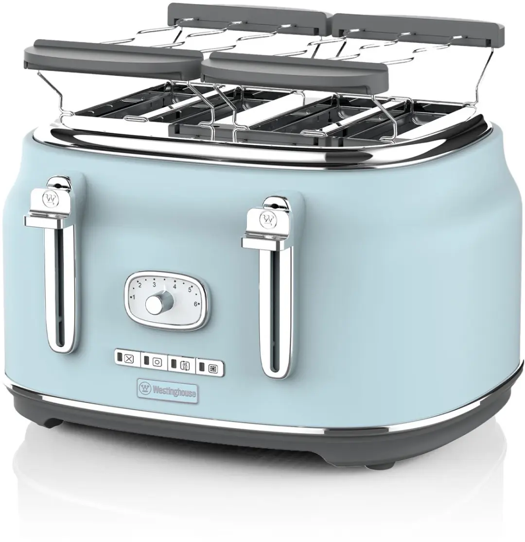 Westinghouse WKTTB809BU Retro Broodrooster 4 Sneden