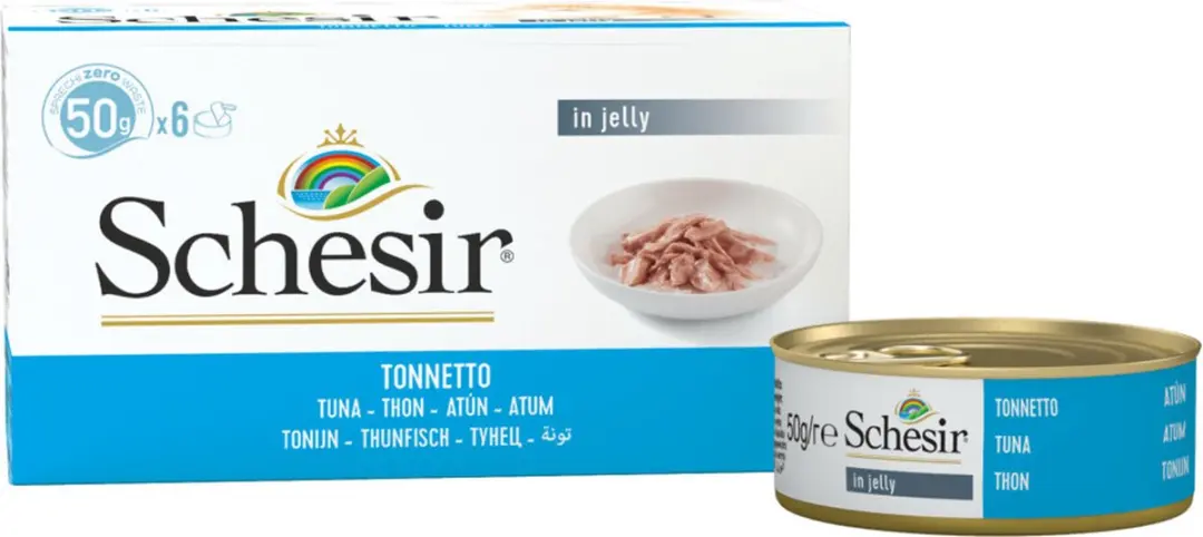 Schesir Kattenvoer Tonijn 300g (6x50g) - afbeelding 6 van 6
