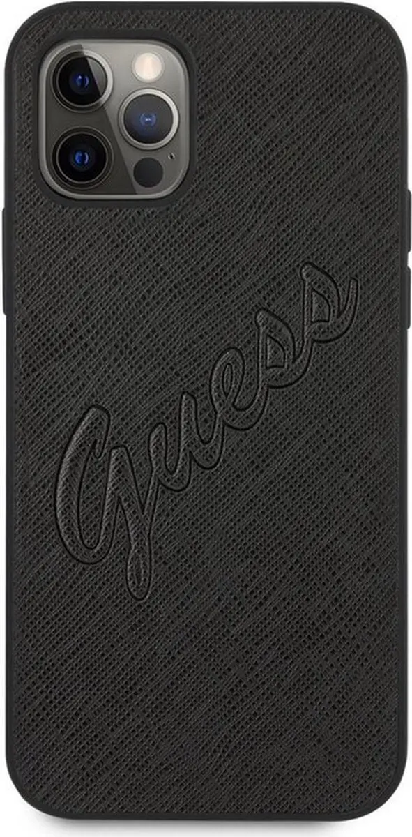 Guess Saffiano Vintage iPhone 12/12 Pro Hoes