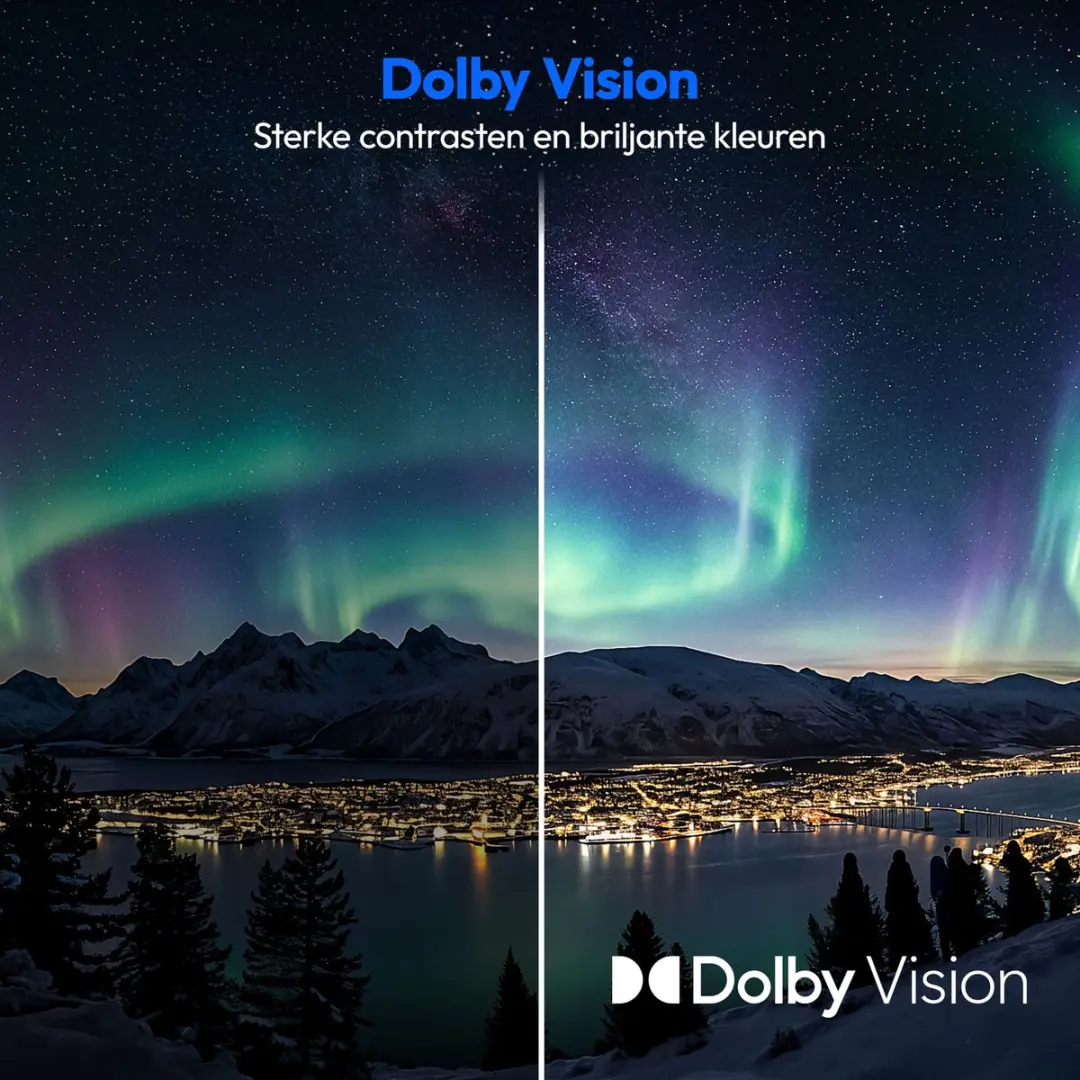 Medion 43" QLED Smart TV 4K MD843701 - Dolby Vision HDR