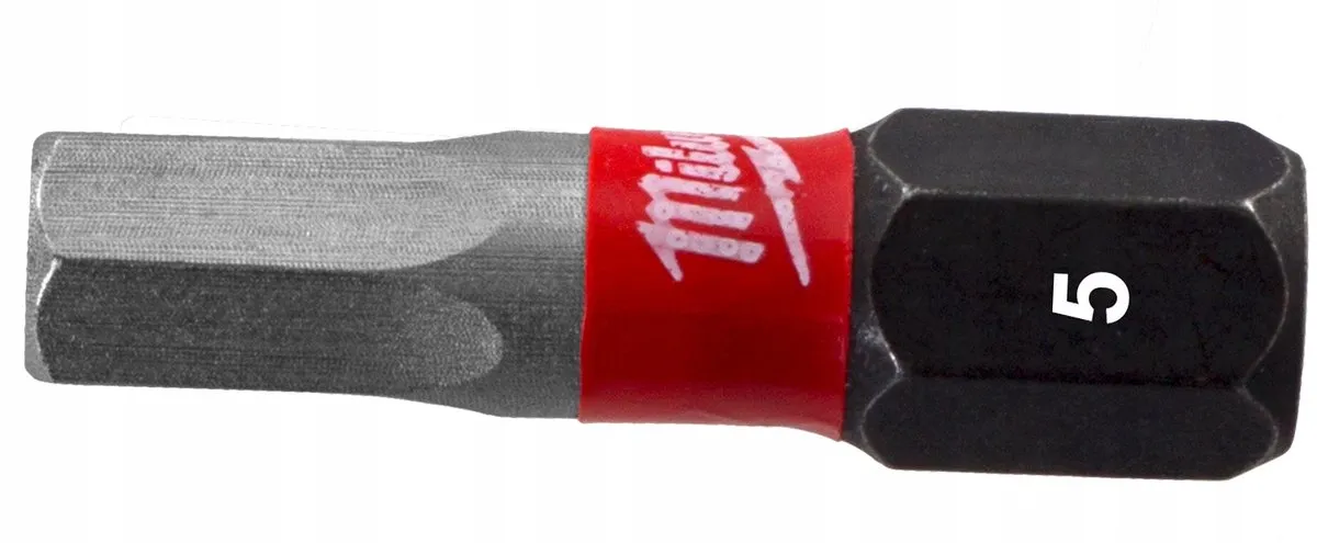 Milwaukee Impact Bits HEX 5 25mm Shockwave - 2 Stuks