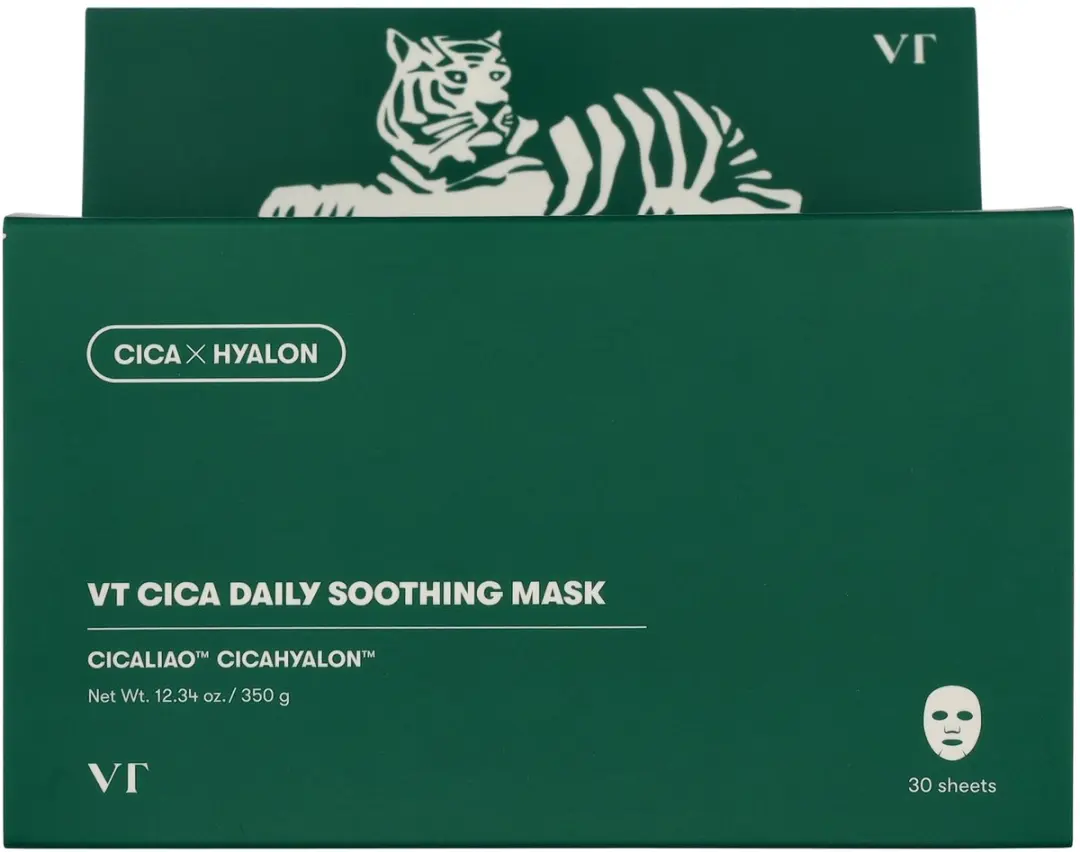 VT Cosmetics CICA Daily Soothing Mask 35g - Transparent - afbeelding 6 van 6