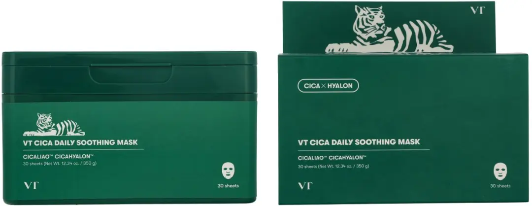 VT Cosmetics CICA Daily Soothing Mask 35g - Transparent