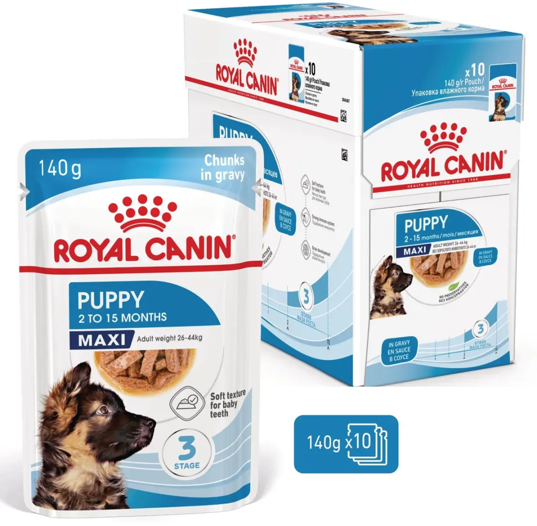 Royal Canin Maxi Puppy Hondenvoer - 10x140g