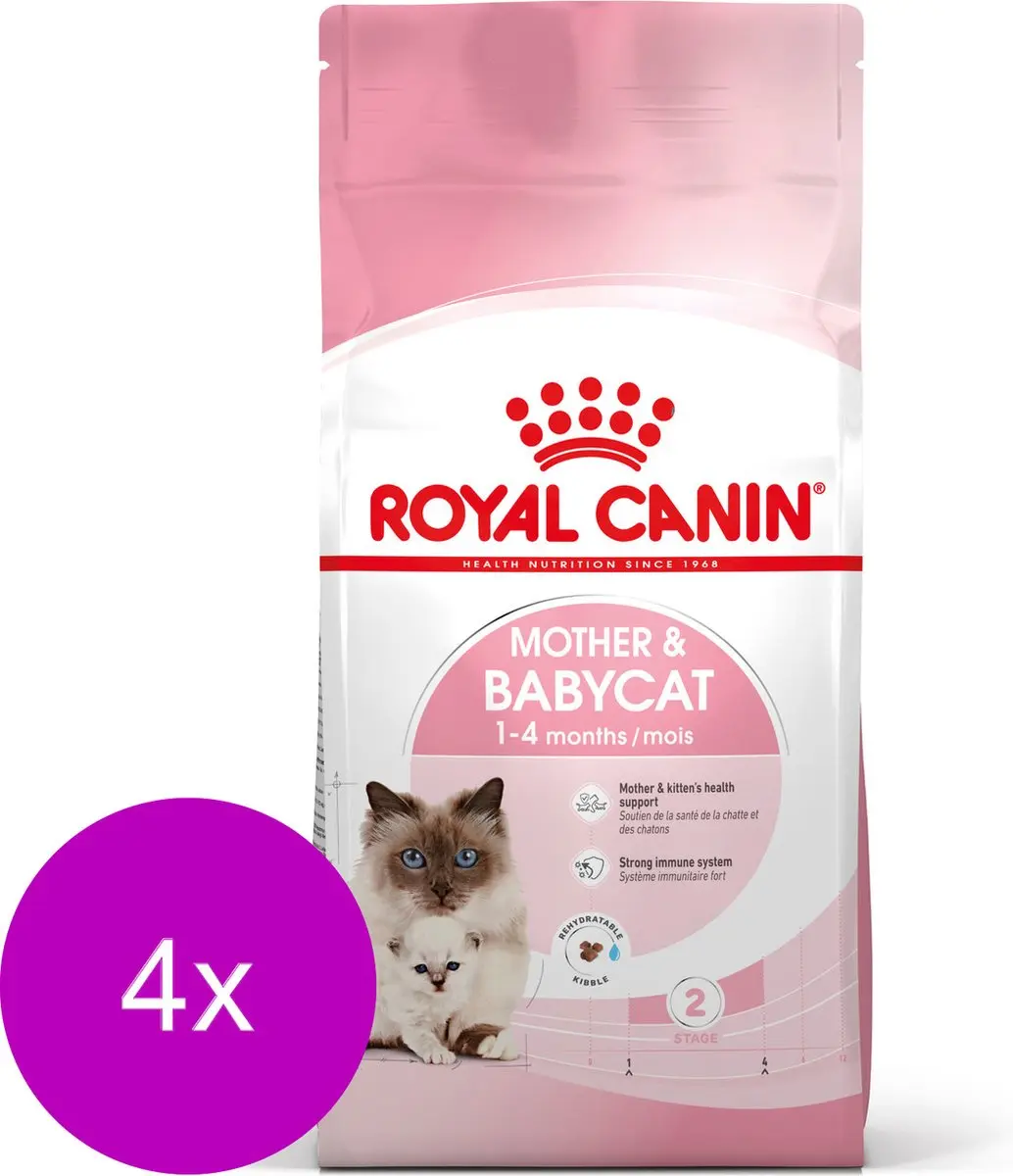 Royal Canin Mother & Babycat Kittenvoer - 4x4kg